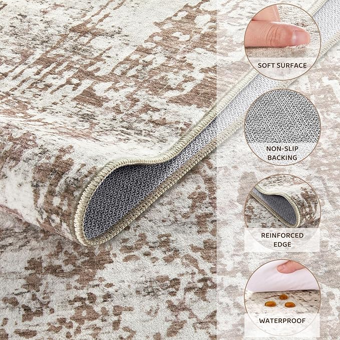 UERMEI 6x8 Area Rug Living Room Rugs - Image 7