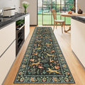 DUKINO 2.6x10 Washable Runner Rug, Non Slip Animal Rug by DUKINO