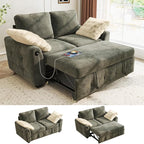 Ihanherry 59-inch Convertible Sofa Bed, Pull Out Sleeper by iHanHerry