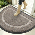 OLANLY Half Circle Front Door Mat Outside 35x23 All-Season Rubber Doormat | by OLANLY