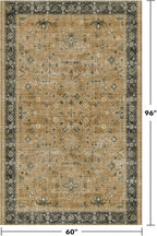 Vintage Desert 5x8 Living Room Area Rug - Image 2