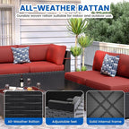8 Piece Patio Furniture Set - Image 5