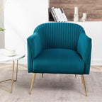 Container Furniture Direct Contemporary Velvet Accent Chairs - Image 2