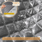 HDCAXKJ 100% Waterproof Reclining Sectional Couch Covers L Shape Recliner Sofa - Image 3
