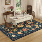 DUKINO 5x7 Area Rug Floral Washable Rug - Image 5