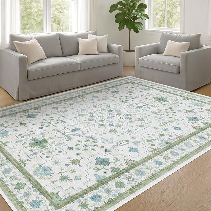 Oushak Area Rug for Bedroom 5x7 - Image 6