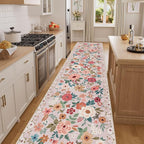 DUKINO 3x12 Washable Runner Rug, Long Hallway Runner Rug Non Slip, Low Pile - Image 6
