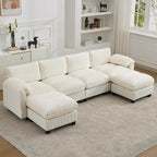 114'' U-Shaped Sectional Couch by HATPPTO