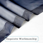 Blue Sheer Curtains, Sheer Curtains 84 inch Length 2 Panels Set, Rod Pocket - Image 7