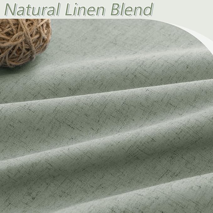 100% Blackout Curtains 102 Inch Length 2 Panels Set - Image 3