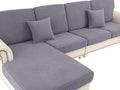 LA MEACK Couch Cushion Cover Loveseat Cover or 2 Seat Sofa Cover Washable by LA+MEACK