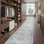 2'6 x 16' Runner Rug Non Slip, Washable Kitchen Rugs, Living Room, Extra Long - Image 5