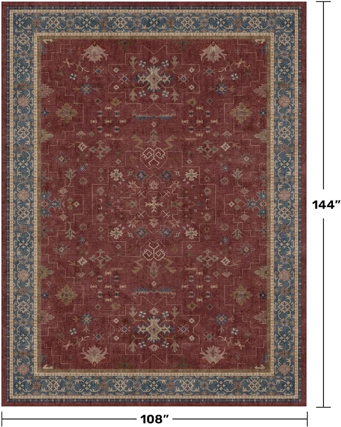 Oriental 9x12 Soft Rugs for Living Room - Image 2