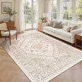 5x7 Area Rugs for Living Room, Large Washable Rug, Dining Room, Low Pile by Zesthome
