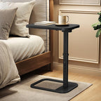 Kitstorack TV Tray Table, Adjustable Height & Rounded Metal Corners, Snack Table - Image 2