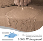 100% Waterproof Sectional Recliner Couch Covers - Image 4