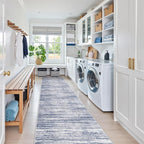2x10 Runner Rug Non Slip, Washable Hallway Runner Rug, Laundry Room, Soft by Restydon