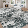 9x12 Area Rugs Washable Rug: Abstract Neutral Rugs Modern Non Slip Area Rug by MXSANYOORUG