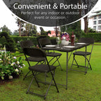 4 Feet Foldable Table Adjustable Height - Image 2