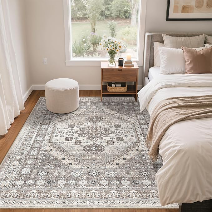 4x6 Area Rug for Entryway, Washable Kitchen Rug, Living Room, Dining Room - Image 8