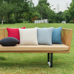 NiNi ALL Pack of 2 Decorative Outdoor Waterproof Pillow Covers Square Garden - Image 9