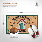 Coir Welcome Mat, Welcome to My Home, 17x29 in | 100% Natural Coir, - Image 2