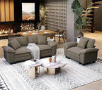 SUNSHINE VALLEY 2 Piece Living Room Sofa Furniture Set, Chenille Modular by SUNSHINEVALLEY