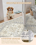 Washable Runner Rug 2.5x16, Non-Slip Long Kitchen Rugs, Soft Hallway Runner - Image 6