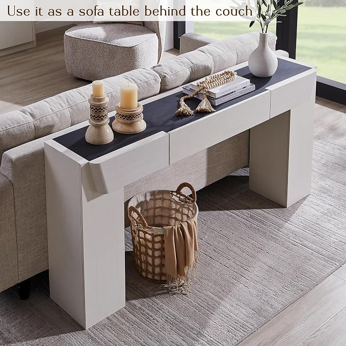 JXQTLINGMU 63" Modern Console Table - Image 5