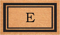 Calloway Mills 152961830E Black Border 18" x 30" Monogram Doormat by Callowaymills