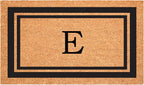 Calloway Mills 152961830E Black Border 18" x 30" Monogram Doormat by Callowaymills