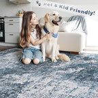 pmtsns Area Rugs 9x12 for Living Room: Washable Rug Modern Abstract Neutral - Image 5