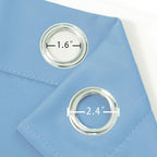 Sky Blue Thermal Blackout Curtains/52 x 84 Inch/Set of 2 Panels Room Darkening - Image 6