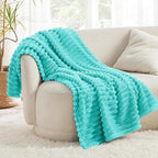 Bedsure Soft Throw Blanket for Couch Decor Gifts Blue Fog 50"x60" | Birthday - Image 3