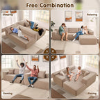 ovios 104" Cloud Boneless Couch - Image 6