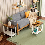 GAZHOME Farmhouse End Table for Small Spaces, Narrow Side End Table - Image 4