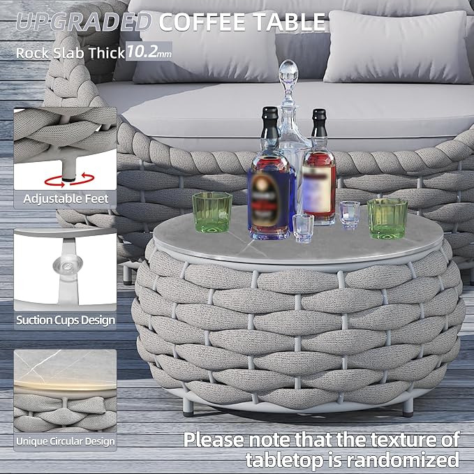 TWT 3 Piece Patio Furniture Set - Image 5