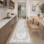 Madane Hallway Runner Rug 2x8 Washable Kitchen Rugs Non-Slip, Soft Ultra-Thin by Madane