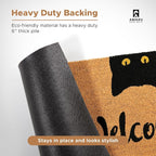 Coir Welcome Mat, Welcome Cats, 24 x 36 in | 100% Natural Coir, Anti-Shedding - Image 6