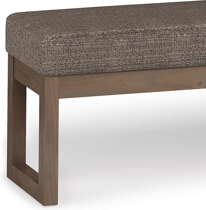 SIMPLIHOME Milltown Large Ottoman Bench - Image 7