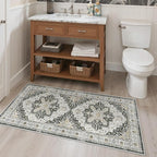 Madane Washable Area Rug 2x4, Small Entryway Rugs Non-Slip, Low-Pile Floor - Image 4