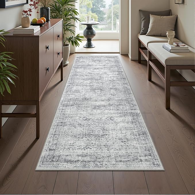 2x5 Rug Runners for Hallways Non Slip, Kitchen Rugs, Nursery Room, Soft Runner - Image 3