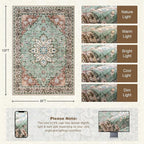 8x10 Area Rugs Living Room: Washable Rug - Image 2