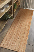 Hausattire Jute Braided Runner Rug, 2x6 ft | 100% natural jute, hand woven - Image 4