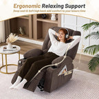 Rocker Recliner Chair with Massage and Heat, Nursery Rocking Chairs - Image 5