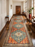 SERISSA 3x14 Washable Non Slip Boho Runner Rug by SERISSAHomeDecorCollection