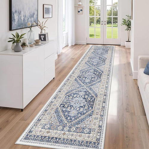 2x10 Runner Rug Non Slip, Washable Hallway Runner Rug, Laundry Room, Soft by Zesthome