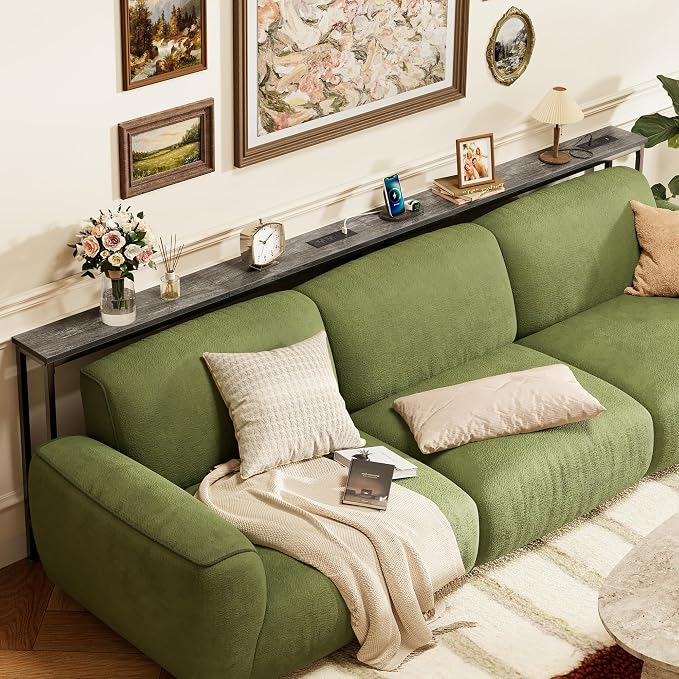 SUPERJARE 102.4 Inch Sofa Table - Image 7