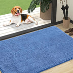 OLANLY Dog Door Mat for Muddy Paws 47x32, Super Absorbent Chenille Mud Mat | by OLANLY