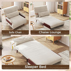 JASIWAY Convertible Sleeper Chair Bed - Image 4